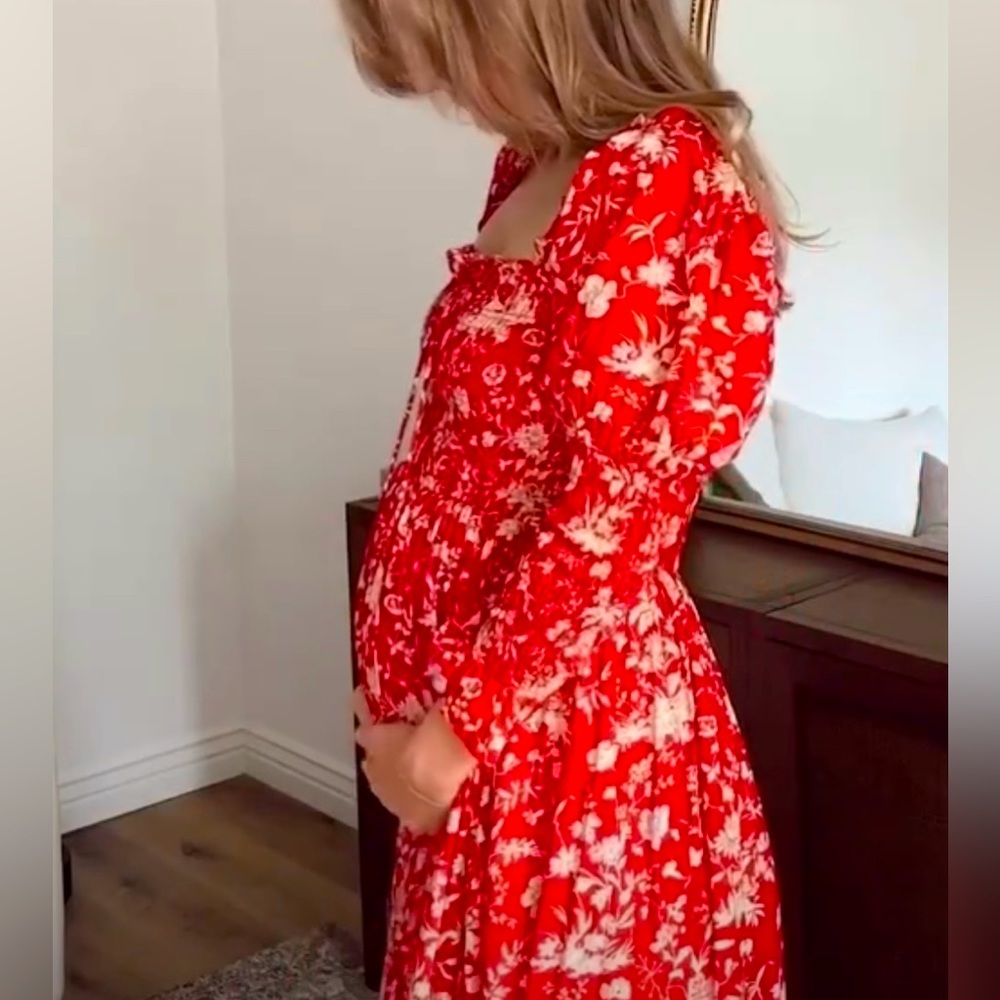 ISO: Doen Oaks Bluff Dress in Red